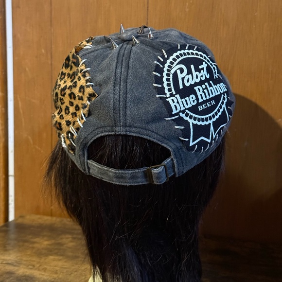 Custom Reworked Crust Punk Hat Cap - Picture 5 of 6